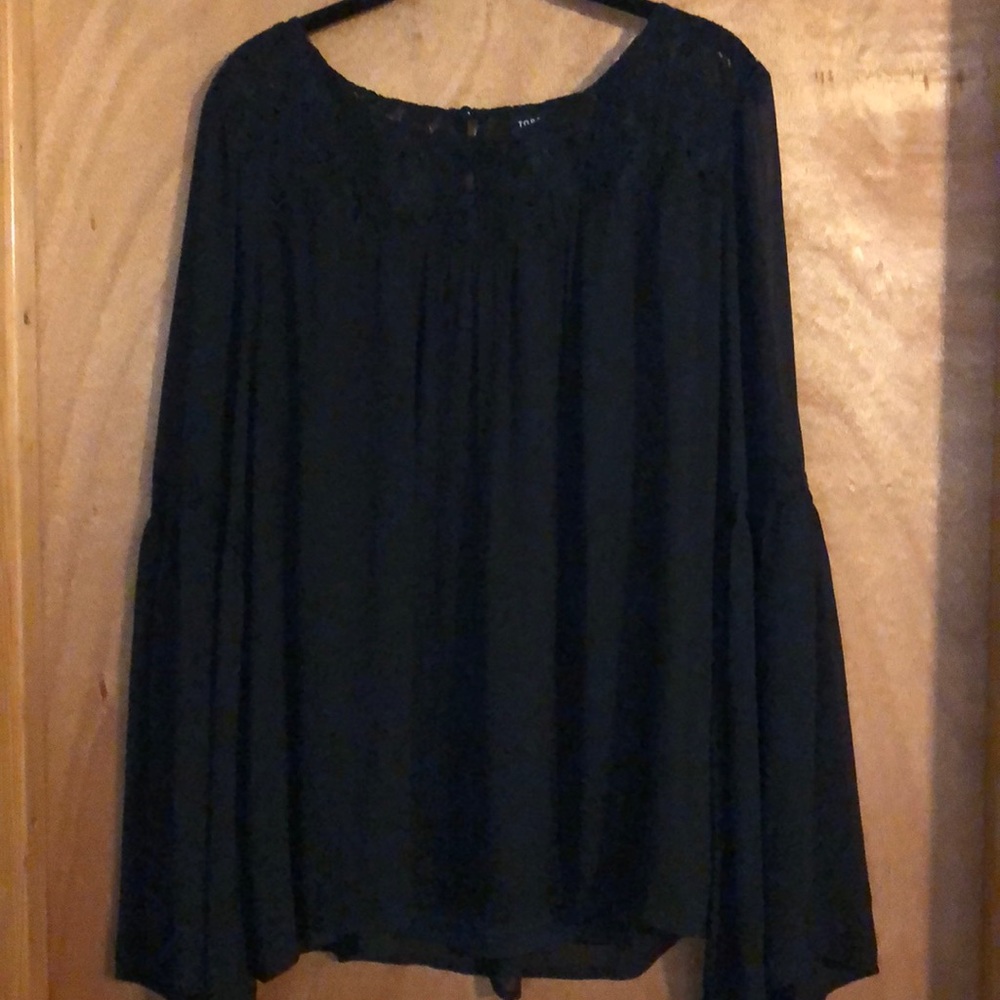 Bell sleeve top